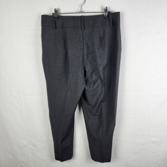 Trina Turk Straight Leg Wool Blend Button Detail Pants Size 8 - Picture 2 of 7